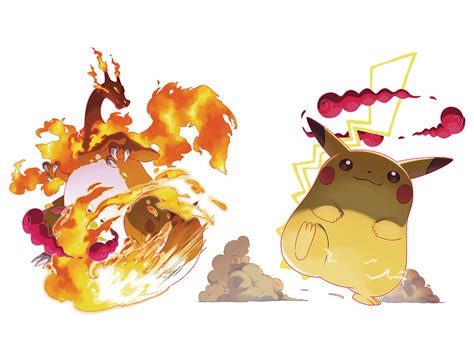 gigantamax charizard|gigantamax pikachu.